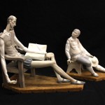 фарфоровые статуэтки Лядро LLADRO Дон Кихот и Санчо Панса 38 на 44 на 20 см старт 650 евро